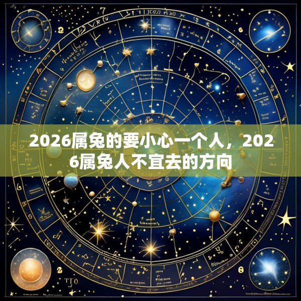 2026属兔的要小心一个人，2026属兔人不宜去的方向