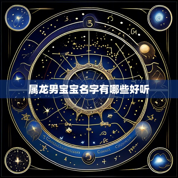 属龙男宝宝名字有哪些好听