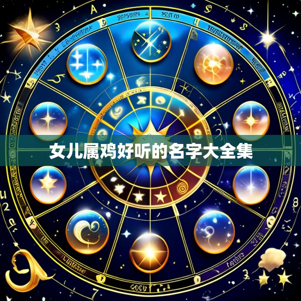 女儿属鸡好听的名字大全集