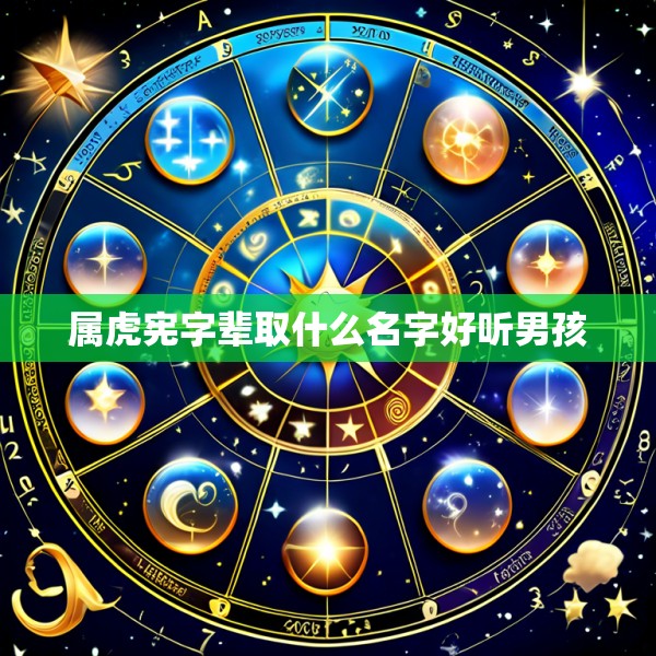 属虎宪字辈取什么名字好听男孩