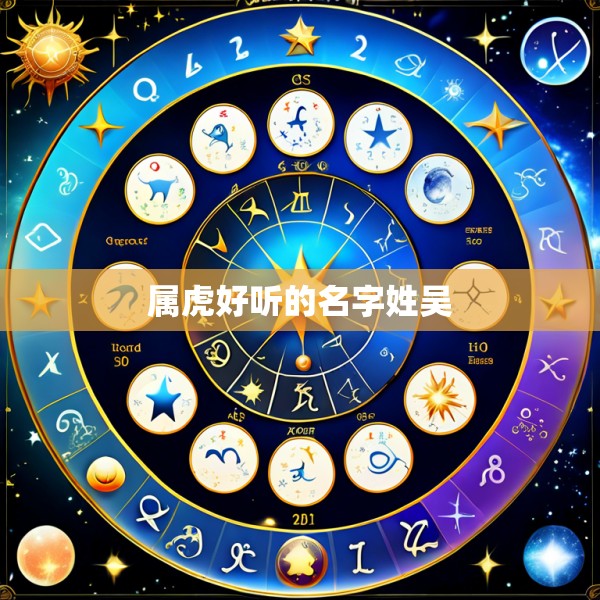 属虎好听的名字姓吴