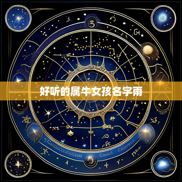 好听的属牛女孩名字雨
