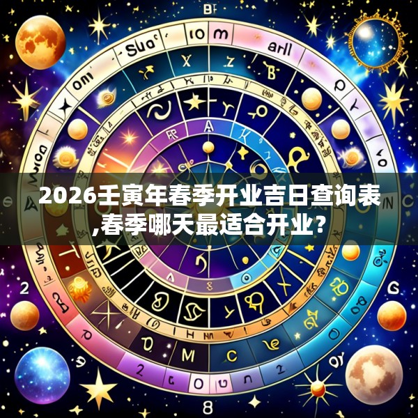2026壬寅年春季开业吉日查询表,春季哪天最适合开业？