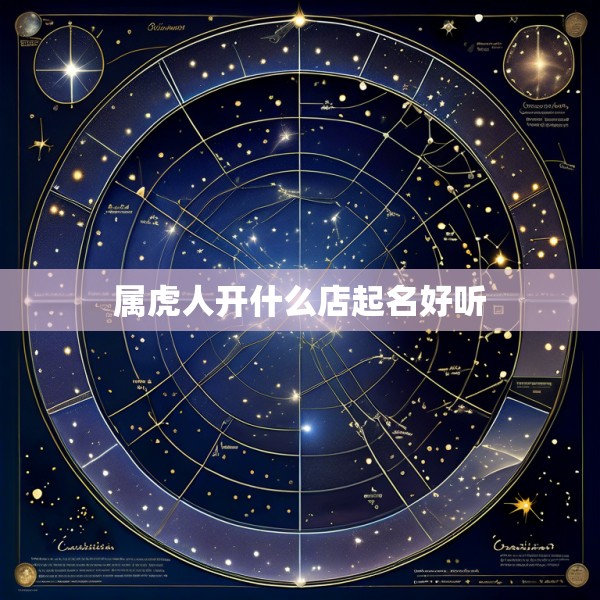 属虎人开什么店起名好听