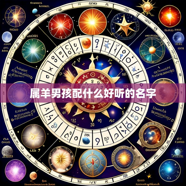 属羊男孩配什么好听的名字