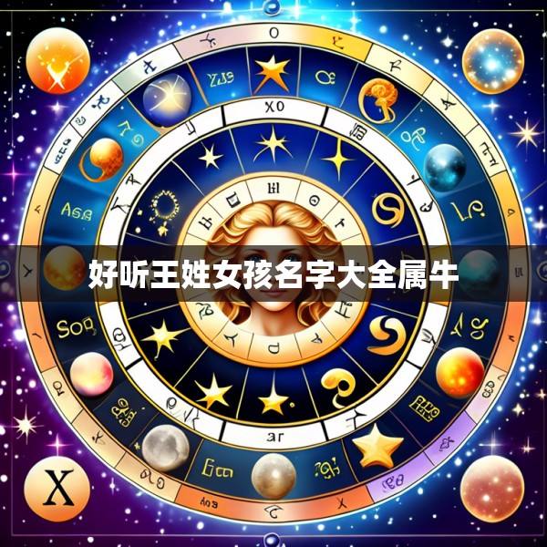 好听王姓女孩名字大全属牛