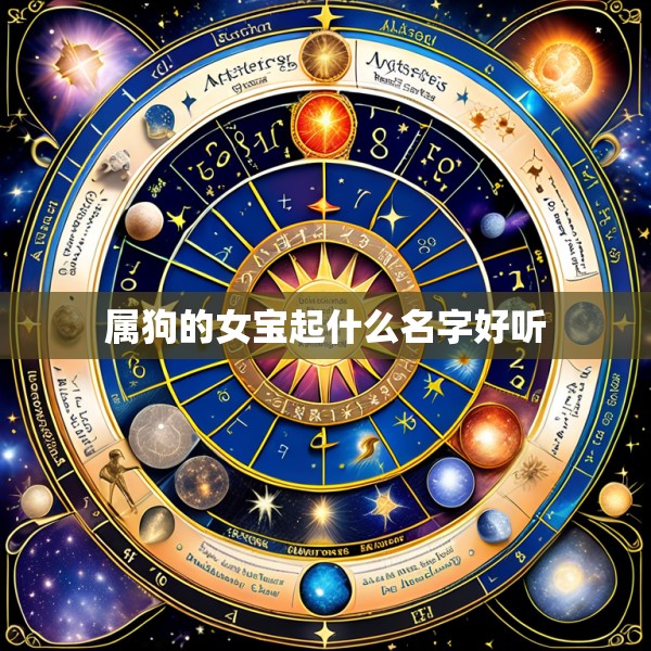 属狗的女宝起什么名字好听