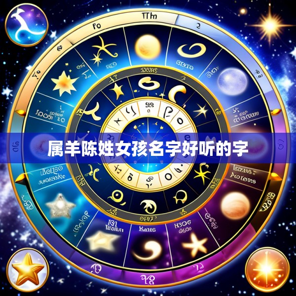 属羊陈姓女孩名字好听的字