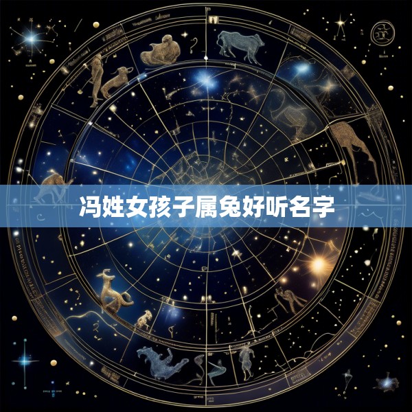 冯姓女孩子属兔好听名字