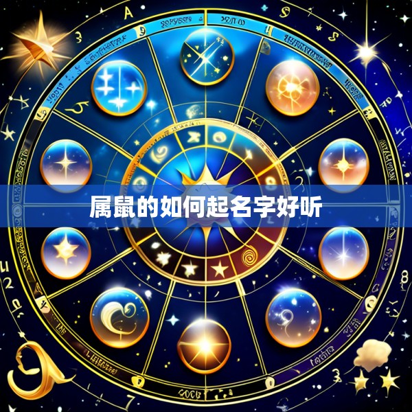 属鼠的如何起名字好听