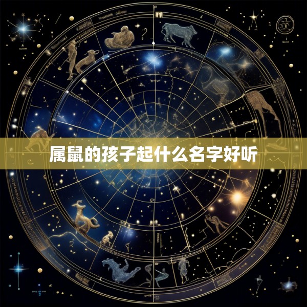 属鼠的孩子起什么名字好听