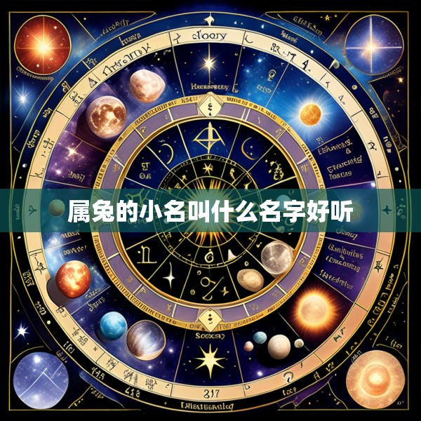 属兔的小名叫什么名字好听