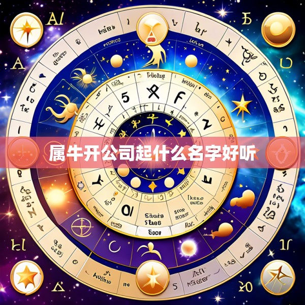 属牛开公司起什么名字好听