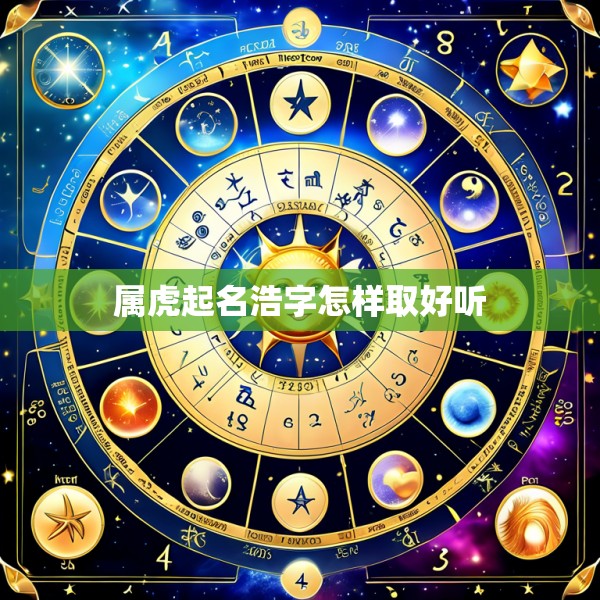 属虎起名浩字怎样取好听