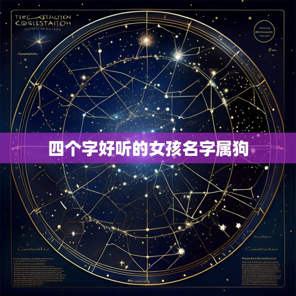 四个字好听的女孩名字属狗