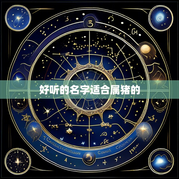 好听的名字适合属猪的