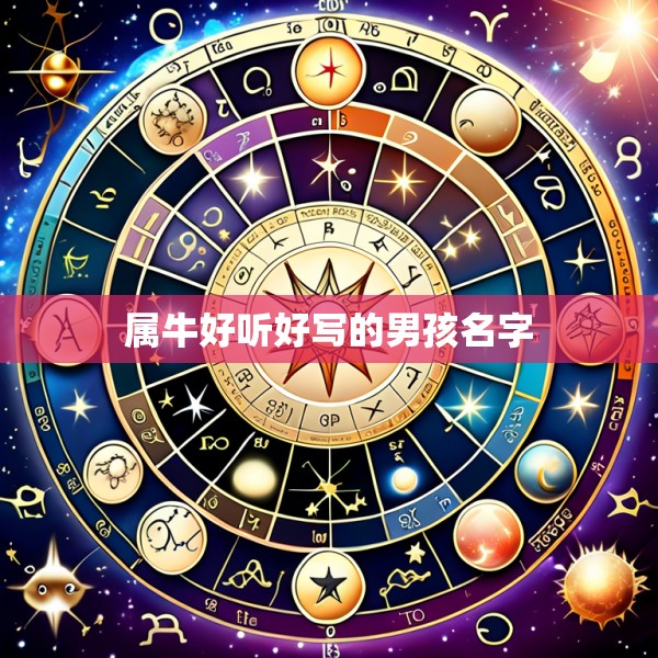 属牛好听好写的男孩名字