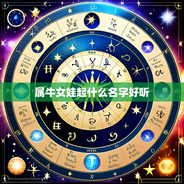 属牛女娃起什么名字好听