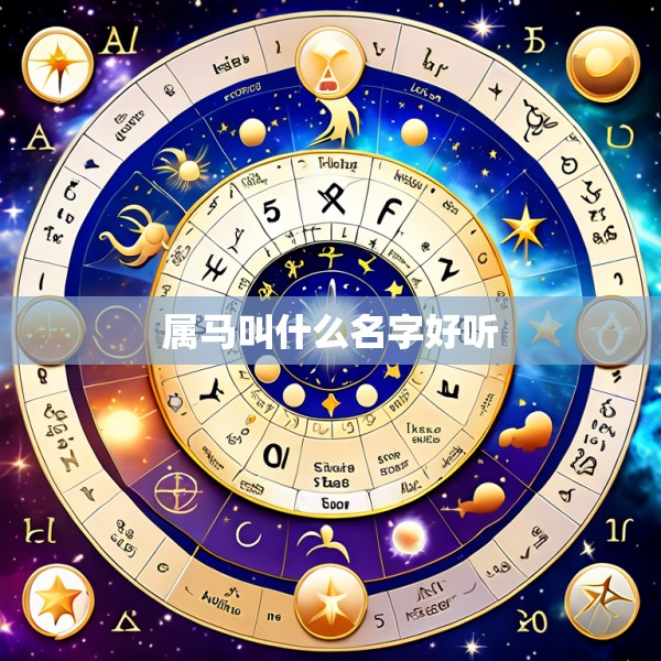 属马叫什么名字好听