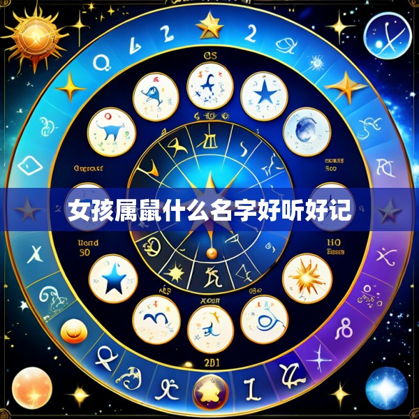 女孩属鼠什么名字好听好记