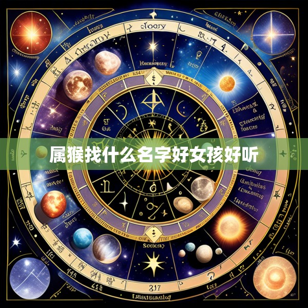 属猴找什么名字好女孩好听