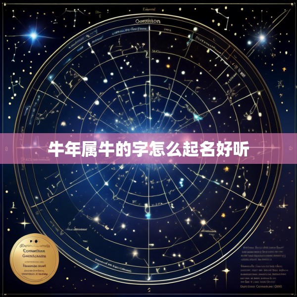 牛年属牛的字怎么起名好听