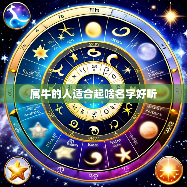 属牛的人适合起啥名字好听