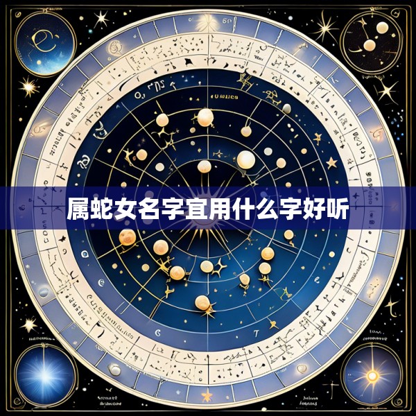属蛇女名字宜用什么字好听
