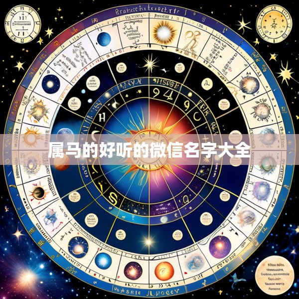 属马的好听的微信名字大全
