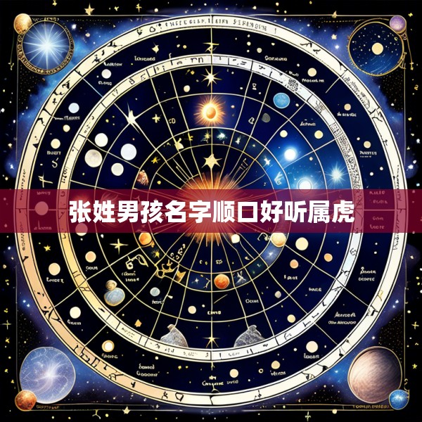 张姓男孩名字顺口好听属虎
