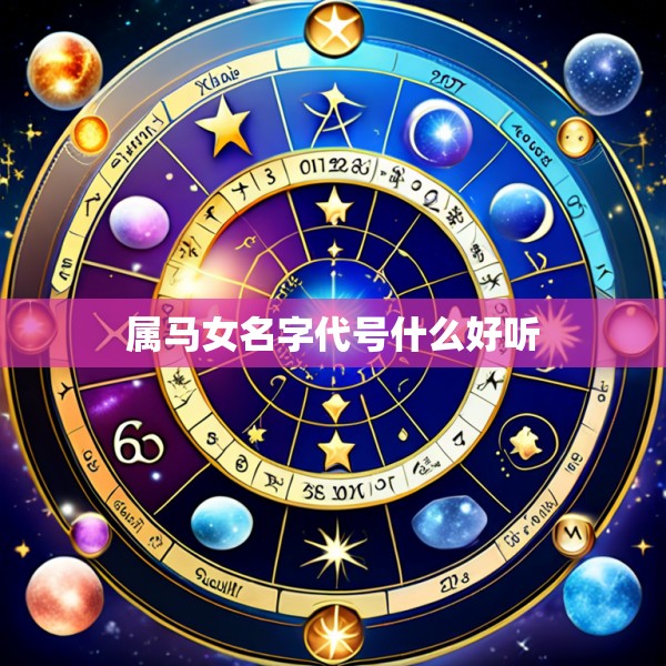 属马女名字代号什么好听