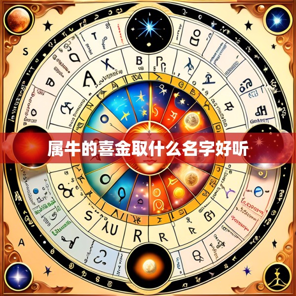 属牛的喜金取什么名字好听