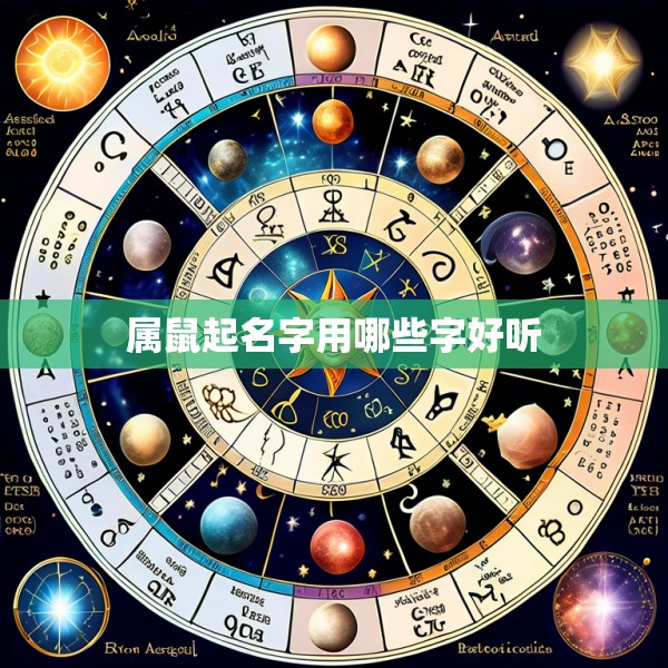 属鼠起名字用哪些字好听