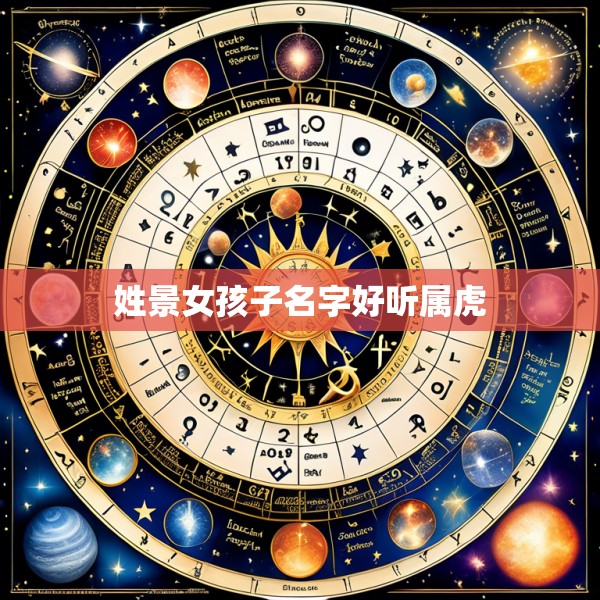 姓景女孩子名字好听属虎