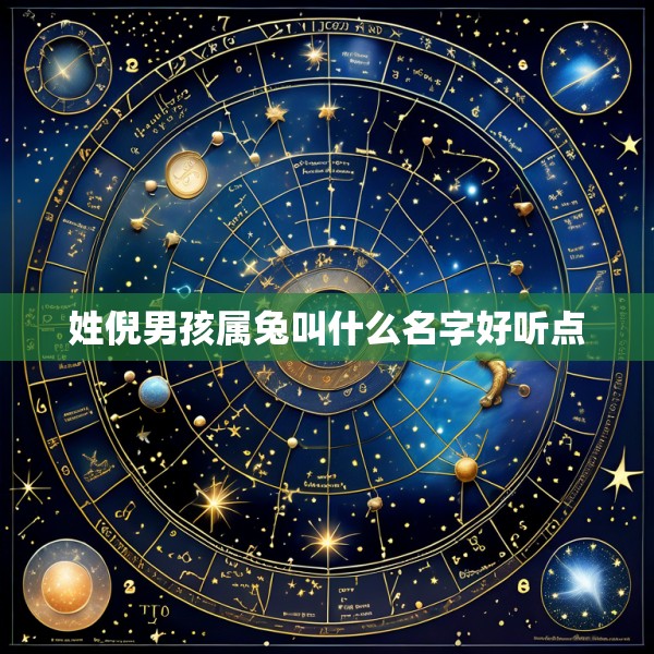 姓倪男孩属兔叫什么名字好听点