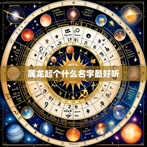 属龙起个什么名字最好听