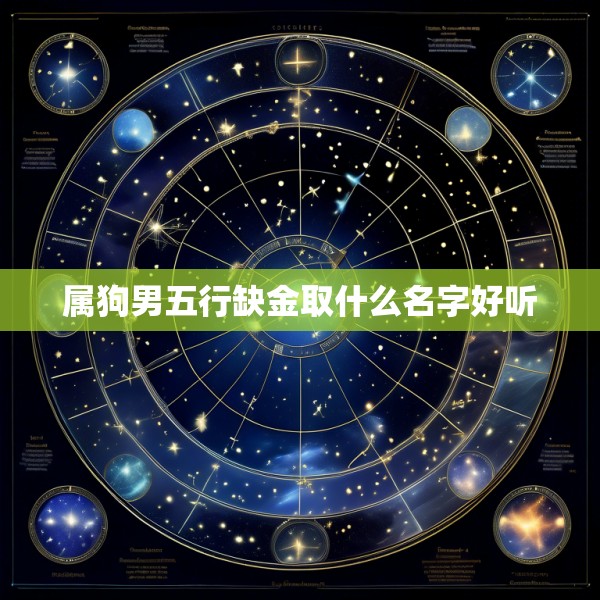 属狗男五行缺金取什么名字好听