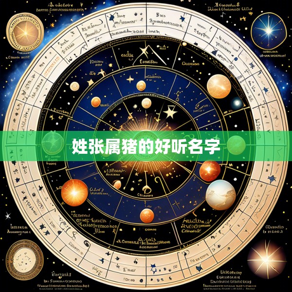 姓张属猪的好听名字