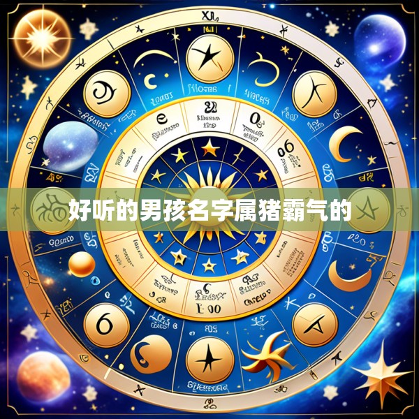 好听的男孩名字属猪霸气的