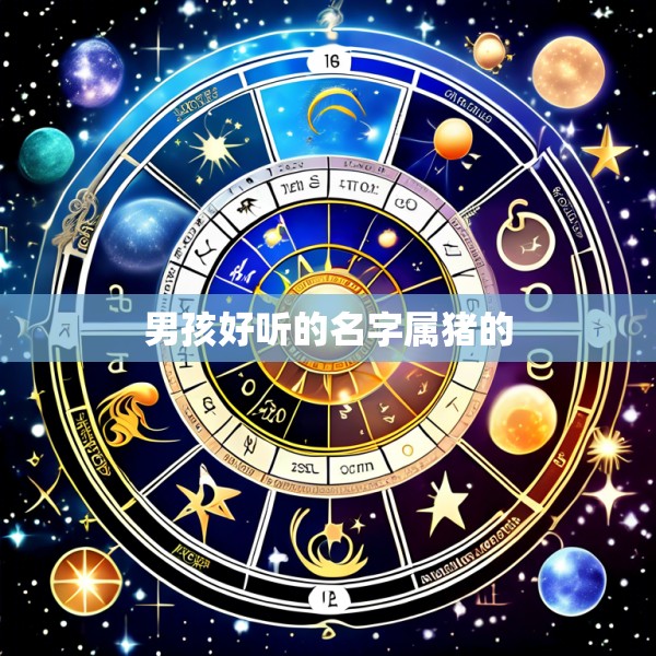 男孩好听的名字属猪的