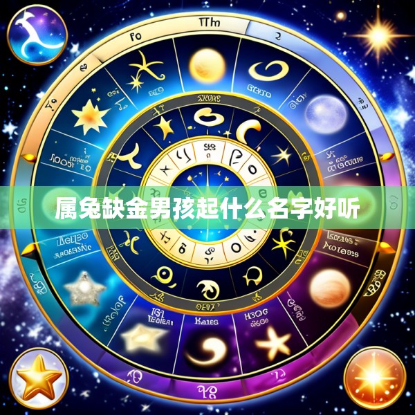 属兔缺金男孩起什么名字好听