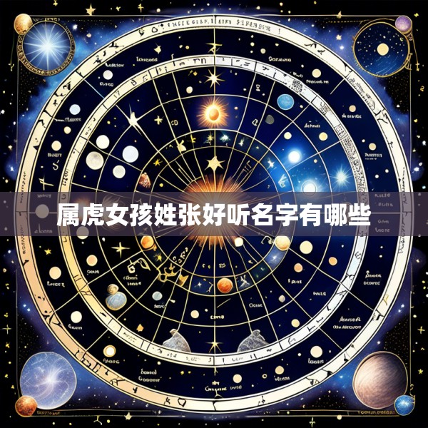 属虎女孩姓张好听名字有哪些