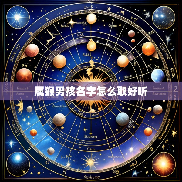 属猴男孩名字怎么取好听