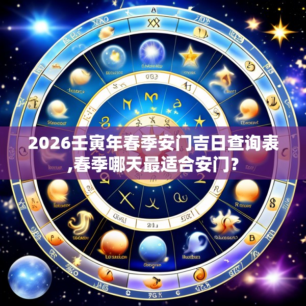 2026壬寅年春季安门吉日查询表,春季哪天最适合安门?