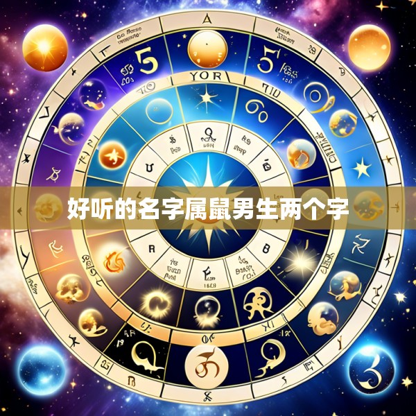 好听的名字属鼠男生两个字