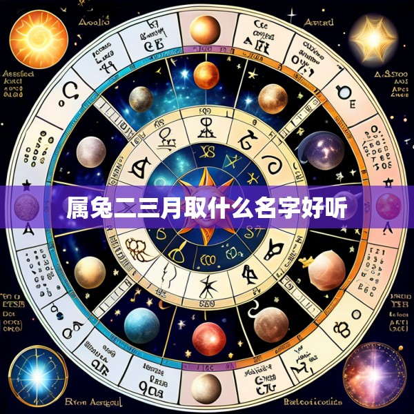 属兔二三月取什么名字好听