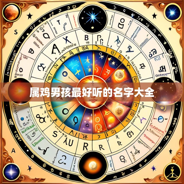 属鸡男孩最好听的名字大全