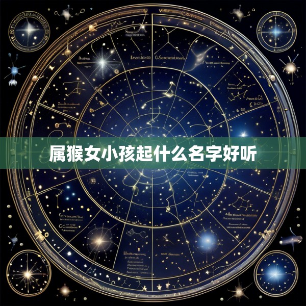 属猴女小孩起什么名字好听
