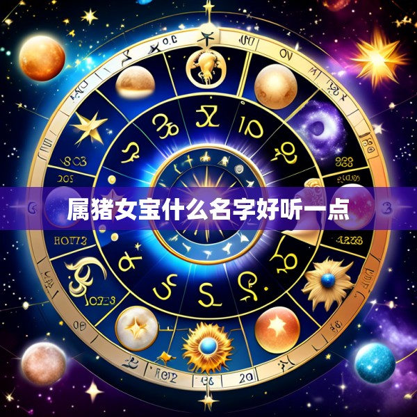 属猪女宝什么名字好听一点