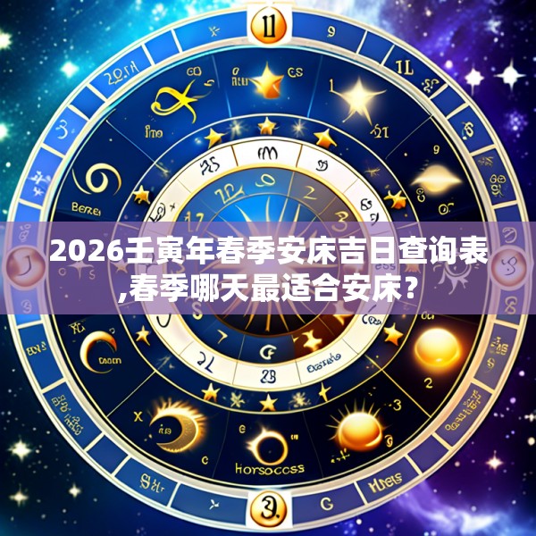2026壬寅年春季安床吉日查询表,春季哪天最适合安床？